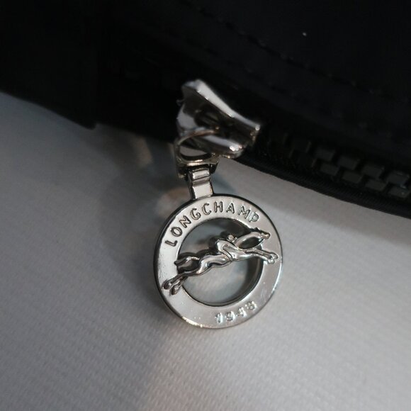 Authentic Womens Longchamp Paris Black Modele Depose Neo Crossbody Tote Handbag - Picture 6 of 16